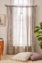 Urban Outfitters Luxor Engineered Curtain,cream,52x84