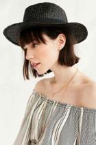 Urban Outfitters The Smith Fedora,black,one Size