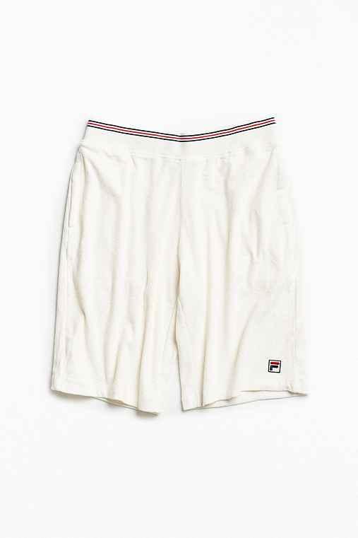 Urban Outfitters Fila Terry Bronx Short,cream,s