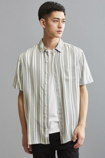 Native Youth Tunstall Vertical Stripe Button-down Shirt