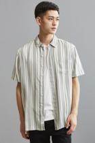 Native Youth Tunstall Vertical Stripe Button-down Shirt