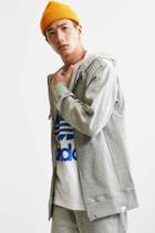 Urban Outfitters Adidas Xbyo Full Zip Hoodie Sweatshirt,grey,xl