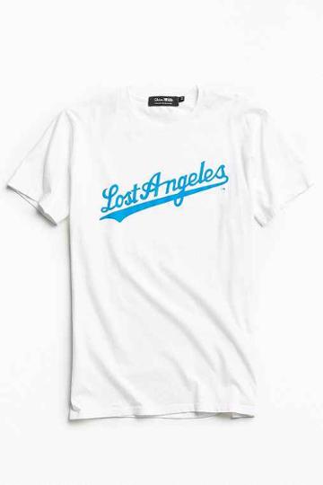 Urban Outfitters Skim Milk Lost Angeles Tee,white,s