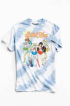 Urban Outfitters Sailor Moon Tie-dye Tee,blue,s