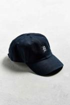 Urban Outfitters '47 Brand Detroit Micro Logo Baseball Hat,navy,one Size