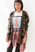 Urban Outfitters Bdg Camo Parker Cardigan