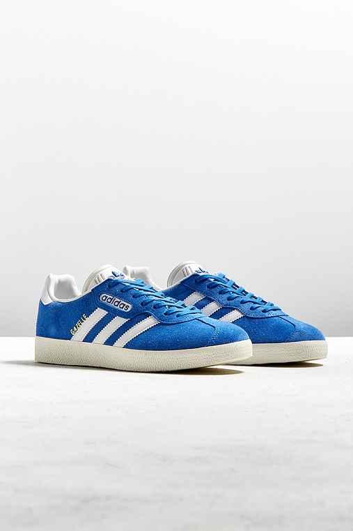 Urban Outfitters Adidas Gazelle Super Sneaker,blue,9.5