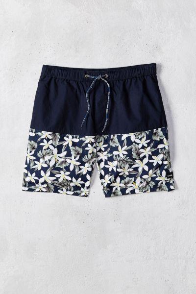 Barney Cools Tide Floral Blocked Swim Short