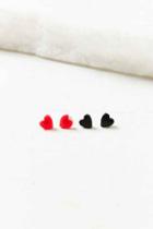 Urban Outfitters Candy Heart Post Earring,red,one Size