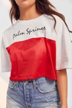 Urban Outfitters Bdg California Mesh Tee,red,s