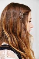 Urban Outfitters Pina Colada Hair Clip,gold,one Size