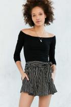 Urban Outfitters Silence + Noise Stripe Tie-waist Short