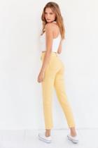 Bdg Girlfriend Monochrome High-rise Jean - Yellow