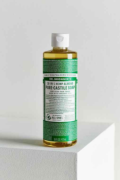 Urban Outfitters Dr. Bronner's Pure-castile Large Liquid Soap,almond,one Size