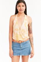 Urban Outfitters Kimchi Blue Caia Drape Halter Top