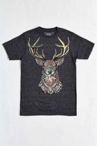 Urban Outfitters Riot Society Ornate Buck Tee,black,s