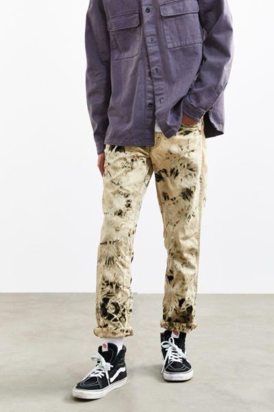 Urban Outfitters Crinkle Bleached Levi's 511 Slim Jean