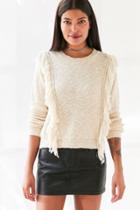Urban Outfitters Ecote Fringe Trim Pullover Sweater