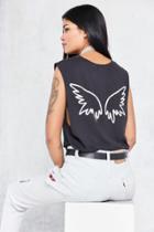 Truly Madly Deeply Angel Wing Muscle Tee