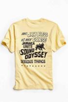 Urban Outfitters Stussy Sound Odyssey Tee,yellow,s