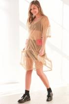 Without Walls Zia Mesh Parachute Midi Dress