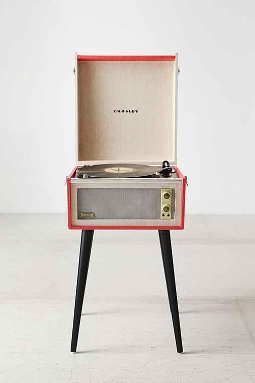 Urban Outfitters Crosley Dansette Bermuda Usb Vinyl Record Player,red,one Size