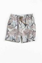 Urban Outfitters Uo Max Printed Elastic Waist Short,green,s