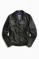 Urban Outfitters Schott X Uo Stonewashed Pebbled Leather Perfecto Jacket