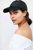 Urban Outfitters Nylon Baseball Hat,black,one Size