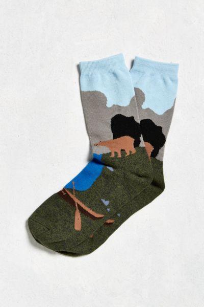 Urban Outfitters River Scene Sock