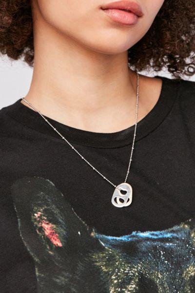 Urban Outfitters Tab Pendant Necklace