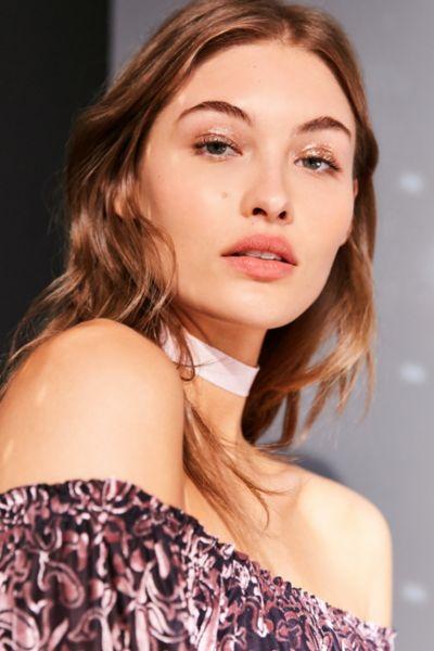 Urban Outfitters Glitter Grosgrain Choker Necklace