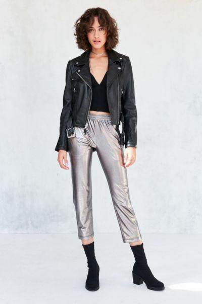 Urban Outfitters Silence + Noise Sedona Metallic Pull-on Pant