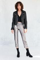 Urban Outfitters Silence + Noise Sedona Metallic Pull-on Pant