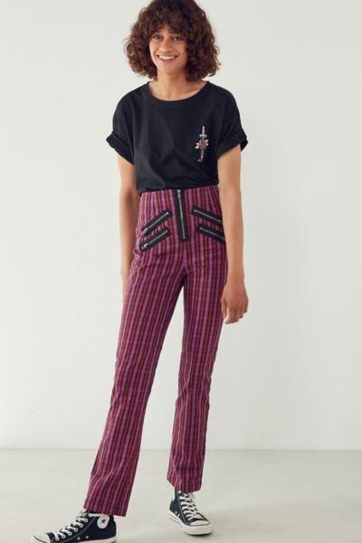 Silence + Noise Malorie High-rise Zipper Pant