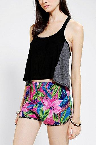 Tela Colorblock Cropped Top
