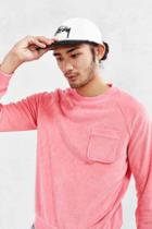 Urban Outfitters Bdg Terry Towel Sweatshirt,pink,m