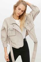 Urban Outfitters Kimchi Blue Hollaway Jacket,ivory,l
