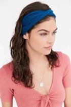 Urban Outfitters Bella Super-wide Headwrap,sapphire,one Size