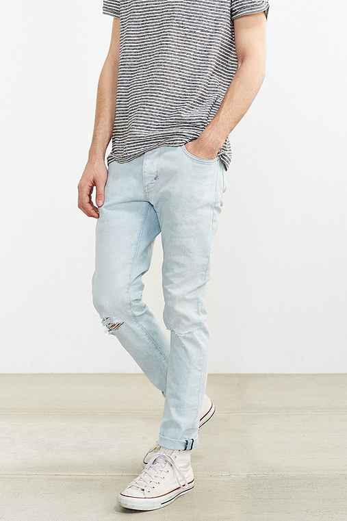 Urban Outfitters Neuw Iggy White Void Skinny Jean,tinted Denim,36