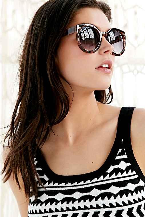 Urban Outfitters Emma Sunglasses,brown,one Size