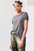 Urban Outfitters Truly Madly Deeply Leopard Star Tee