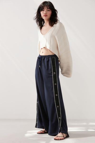Silence + Noise Mel Wide-leg Tearaway Pant