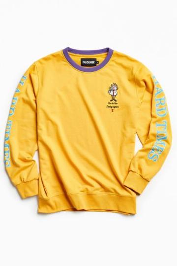 Pas De Mer Hard Times Crew Neck Sweatshirt