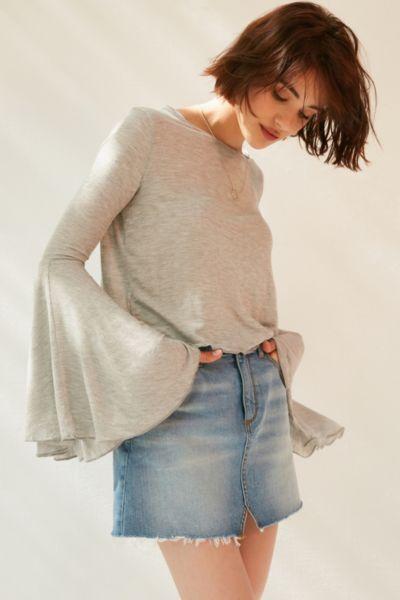 Kimchi Blue Vera Long Sleeve Ruffle Top