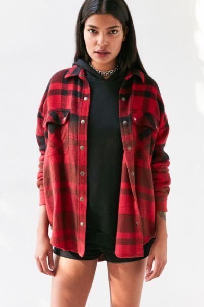 Urban Outfitters Ecote Mattie Flannel Shirt Jacket