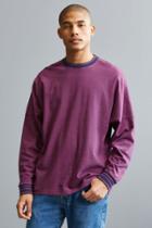 Urban Outfitters Uo Vincent Drop Shoulder Long Sleeve Tee