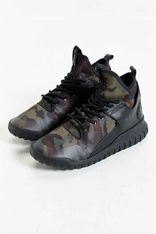 Urban Outfitters Adidas Originals Tubular X Camo Sneaker,black,10.5