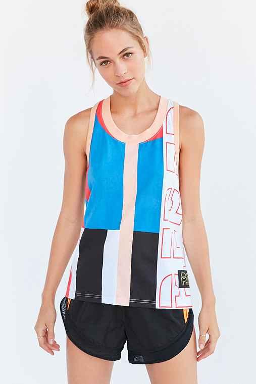 Urban Outfitters P.e Nation Down Force Racerback Tank Top,multi,xs