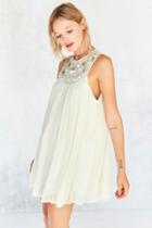 Kimchi Blue Mimi Embellished Trapeze Mini Dress